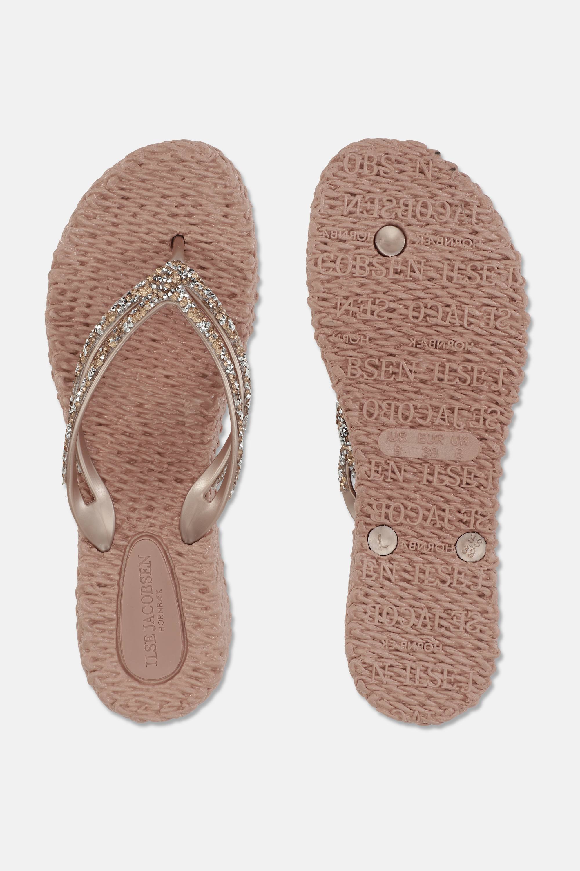 Platform Flip-flops Glittersten - Misty Rose